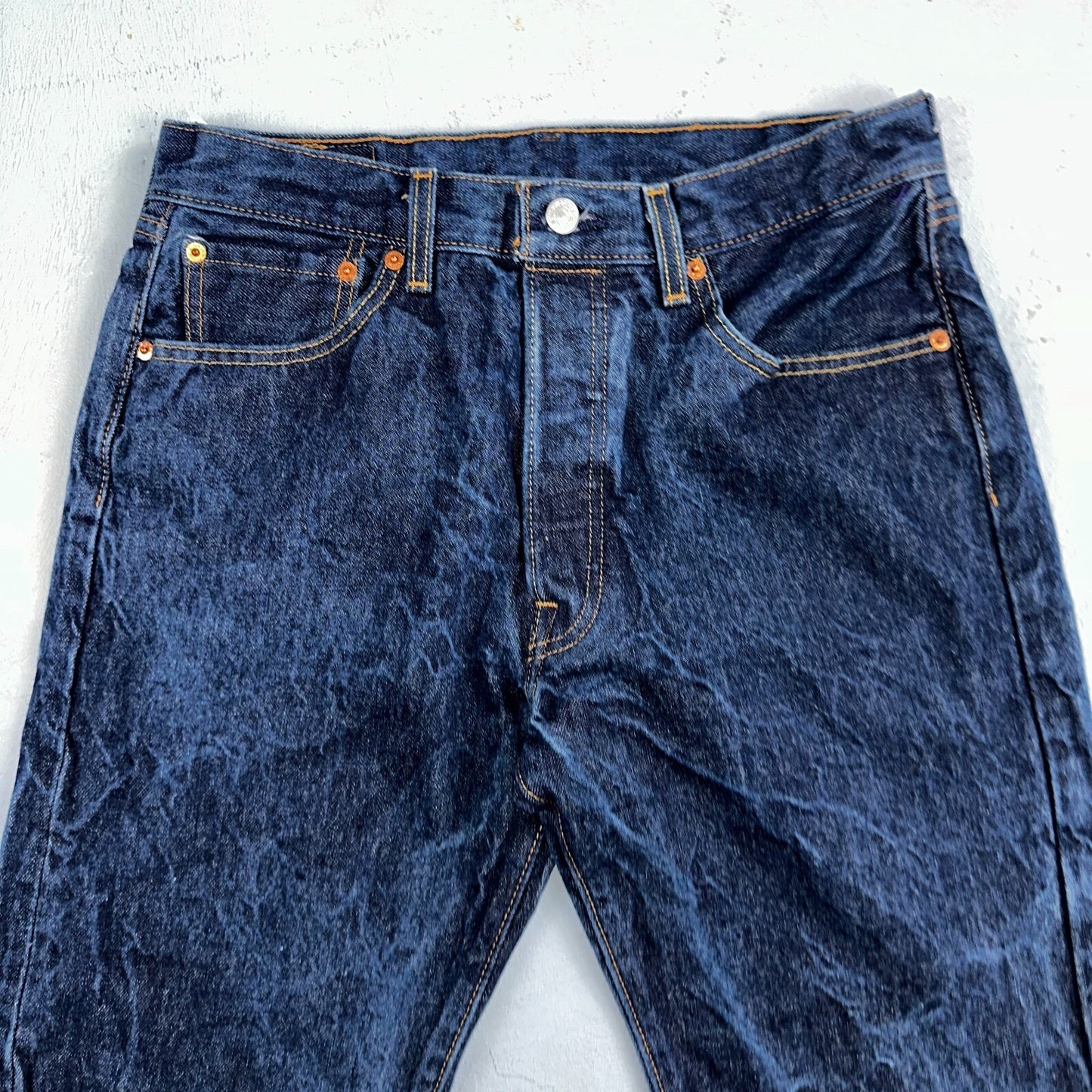 Levis 501 Y2K XX Straight Leg Jeans Blue VTG Dark Wash 34x32 Act 30x28