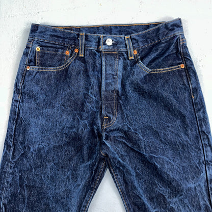 Levis 501 Y2K XX Straight Leg Jeans Blue VTG Dark Wash 34x32 Act 30x28