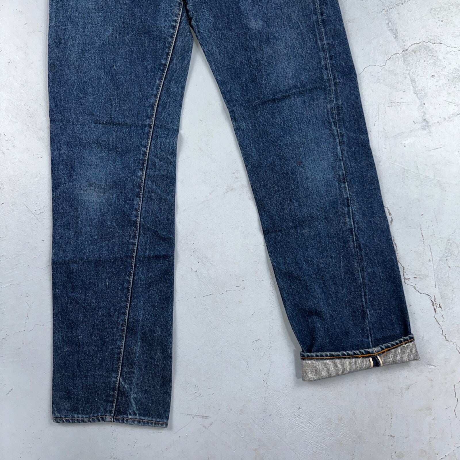 Levis 501 Vintage 80s Redline Selvedge USA XX Jeans Dark Wash 27x34 Act 25x31