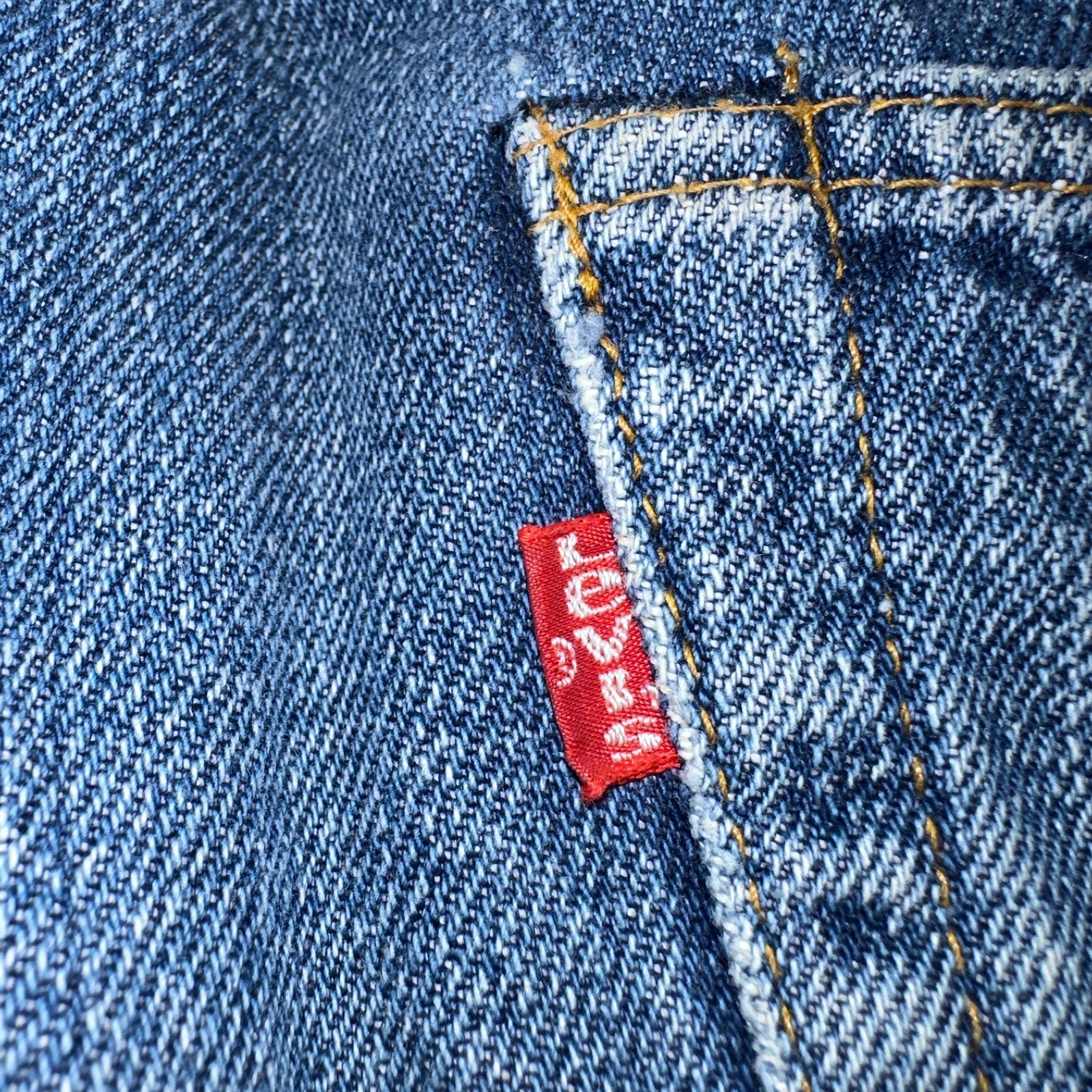 Levis 501 Vintage 70s SS Redline Selvedge USA XX Jeans Med Wash 48x30 Act 44x24