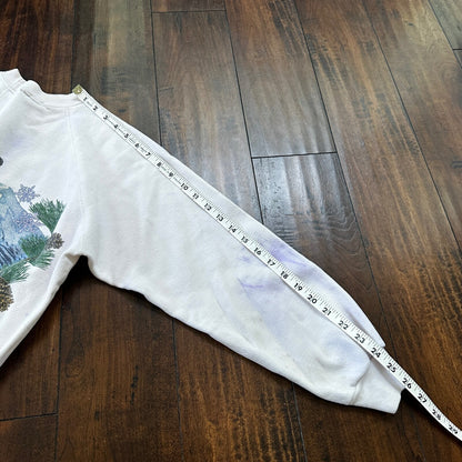 VTG 90s World Class Ski L Pullover Sweatshirt Crewneck Squirrel Mountain 80s