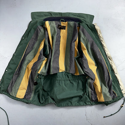 Eddie Bauer VTG Jacket L Full Zip Garden Chore Faded 1980s 80s Rare Coat Hiking