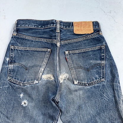 Levis 501 Big E Vintage 60s Redline Selvedge USA XX Boot Cut 517 Jeans Act 27x32