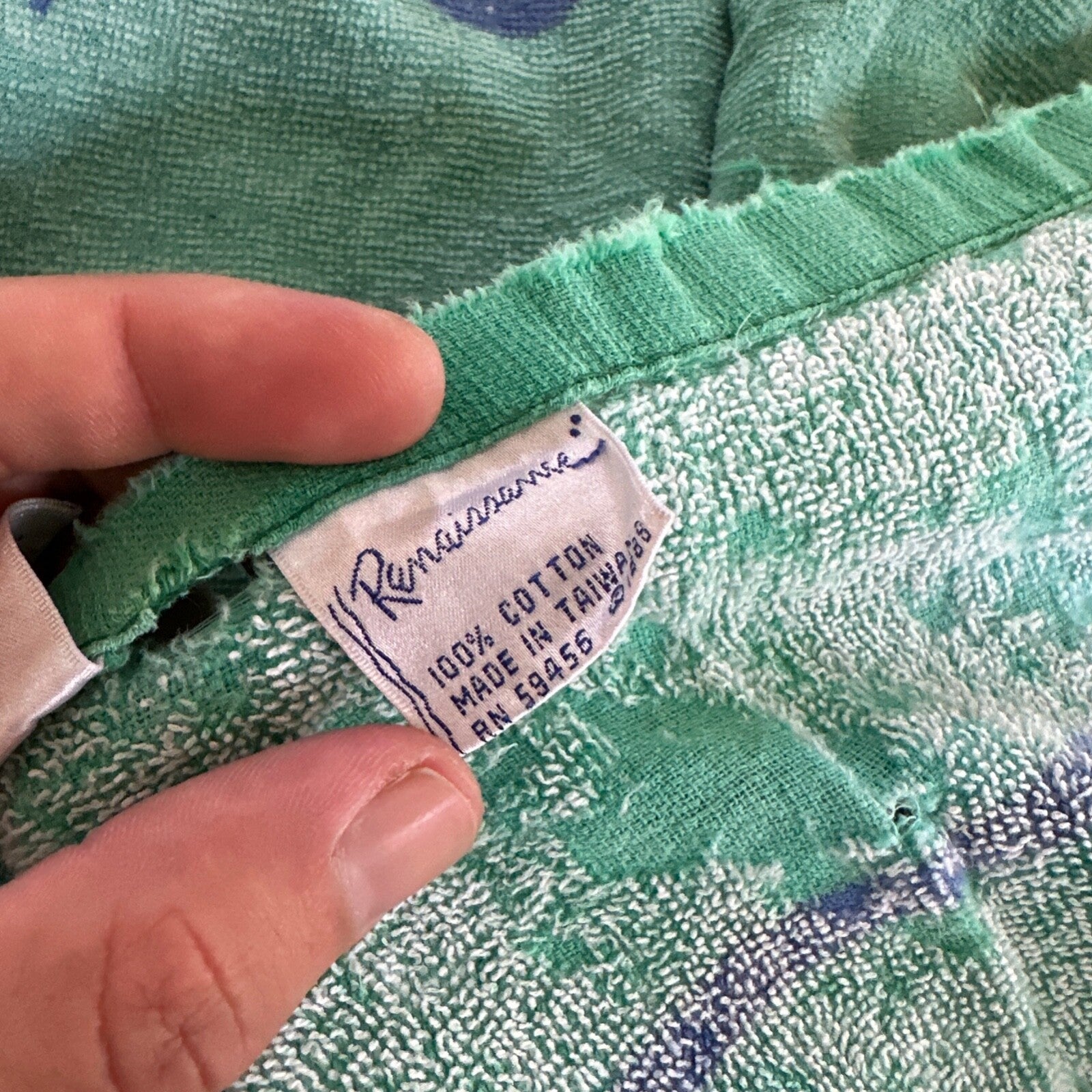 Vintage Charter Member Beverly Hills Polo Club 100% Cotton Beach Towel