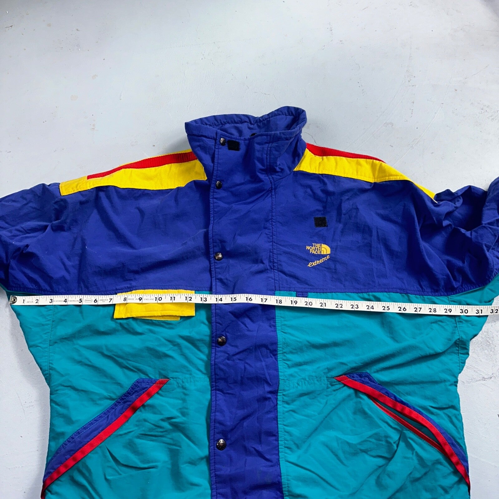 The North Face Color Block VTG 90s Gore Tex Extreme Ski Jacket Pullover Anorak