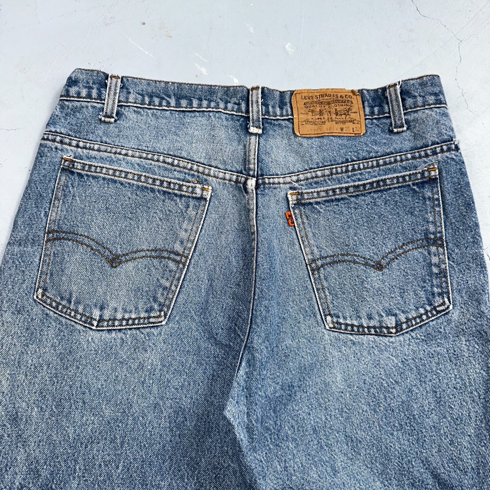 Levis 517 VTG 70s 80s 20517 Bootcut Blue Jeans Size 36x32 USA Orange Tab 33x30