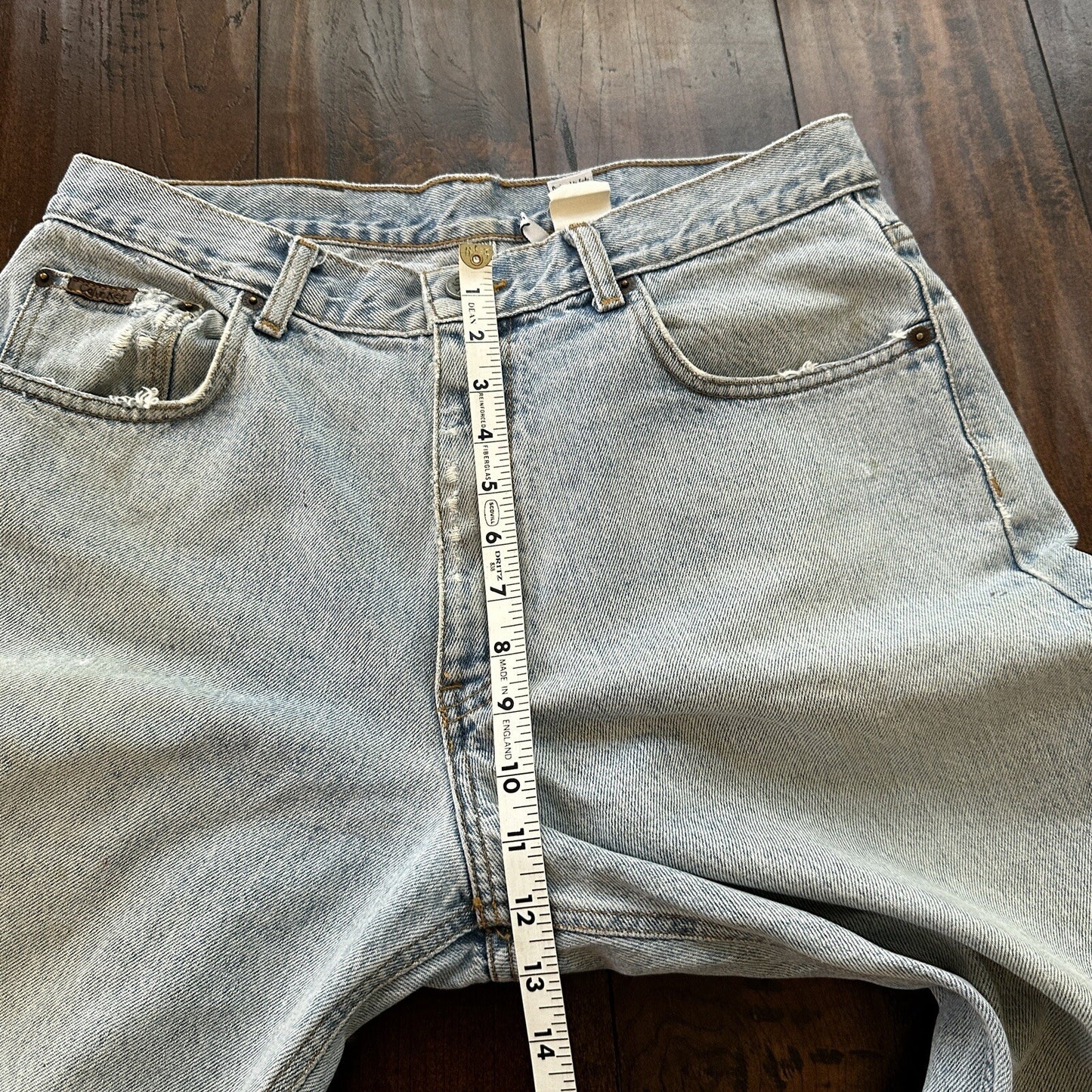 Vintage Calvin Klein Jeans Mens 34 Blue Stonewash 1990s USA 90s 31x27 Light