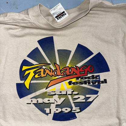 Fandango Rock Festival 1995 VTG T Shirt Nirvana Grunge 90s Tultex Music Culture