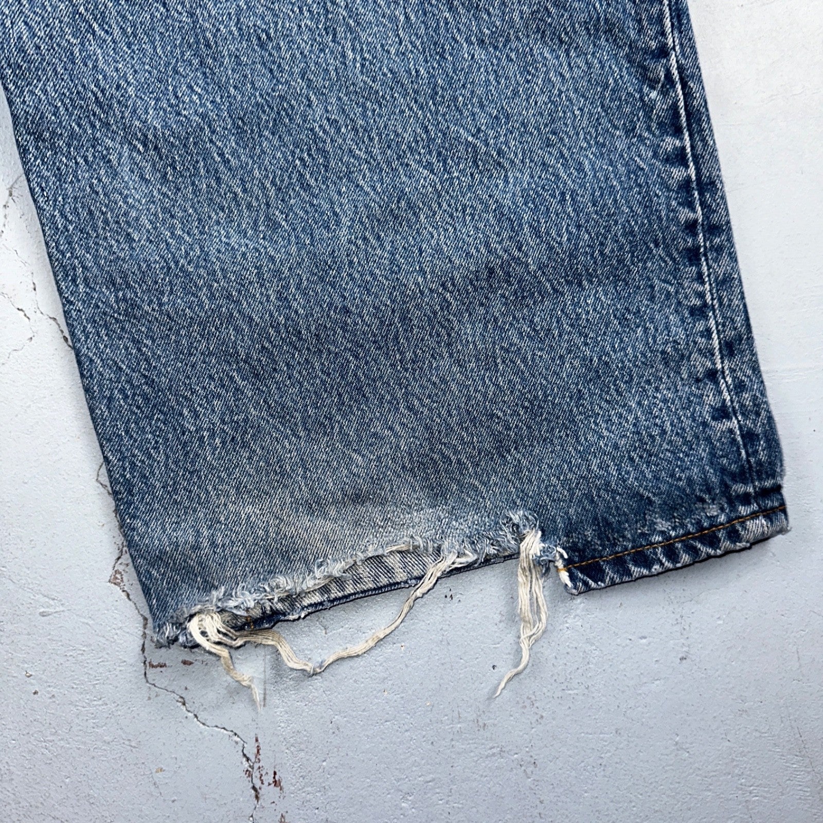 Levis 501 Vintage 90s USA XX Straight Leg Jeans Blue Light Wash 60x30 Act 56x27