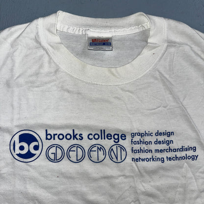 Brooks College Graphic Design VTG T Shirt Fashion Hanes L Promo University BC
