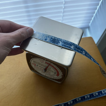 VTG Pelouze Postal Scale 2 Lb Model Y-2 1976 USPS Desk Office 1970s Rare MCM