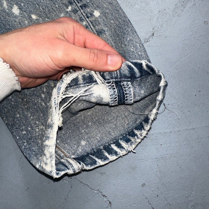 Levis 501 Vintage 90s XX Straight Leg Jeans Blue Light Wash 33x32 Act 31x24