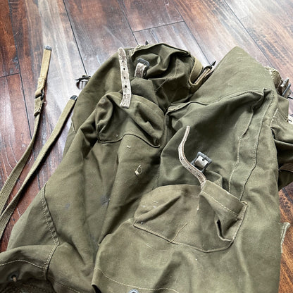 VTG WWII US Army JQD 88B Mountain Div Rucksack Backpack WW2 AVERY 1943