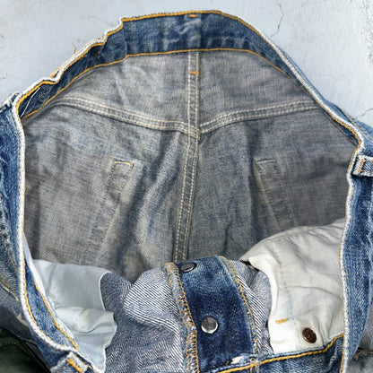 Levis 501 Vintage Y2K XX Straight Leg Jeans Blue Light Wash 34x34 Act 33x33