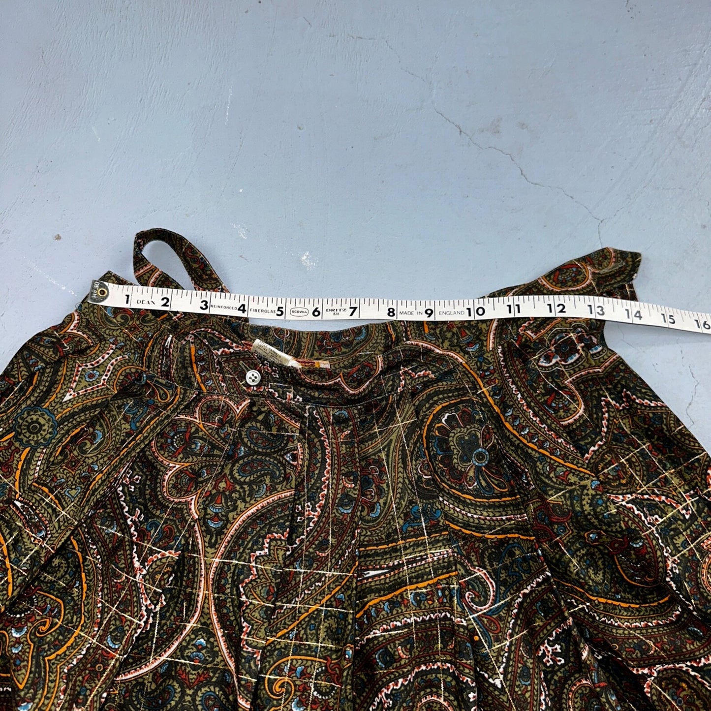 VTG Stanley Blacker Skirt 10 Plaid Wool Midi Light Academia Granny Classiccore