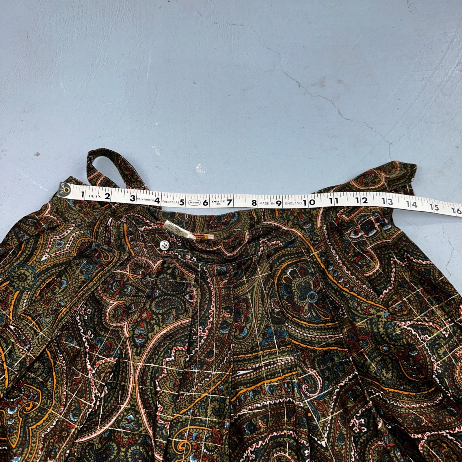 VTG Stanley Blacker Skirt 10 Plaid Wool Midi Light Academia Granny Classiccore