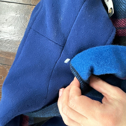 VTG Ferncroft Women's Fleck Blazer Jacket USA Union Made Sz 14 80s Pea Coat