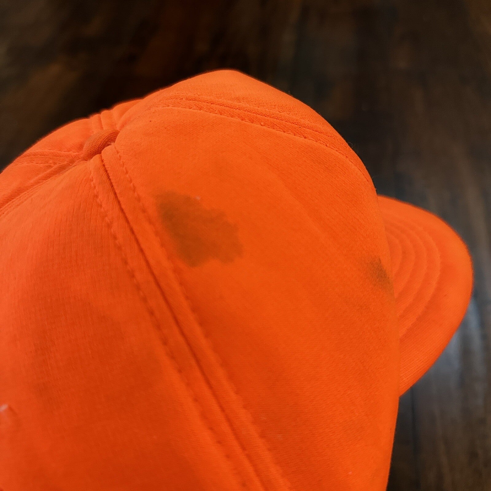 Fishing Funny Orange Vintage Hat Cap Snapback 80s Hunting Basic Simple