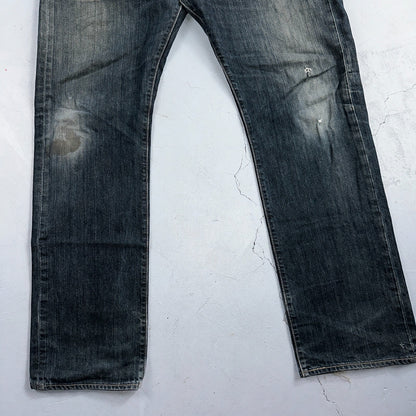 Levis 501 Y2K XX Straight Leg Jeans Blue VTG Med Wash 36x32 Act 36x31