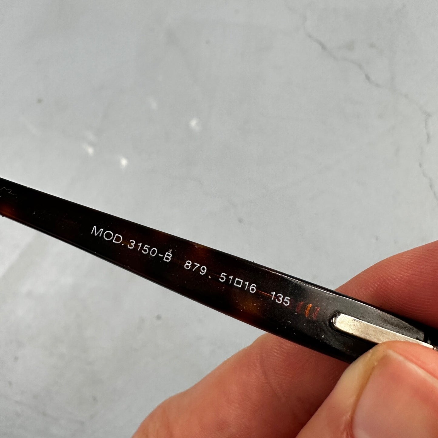 Versace MOD. 3150-B GB1 Square Brown Crystals Eyeglasses Optical Frame 51*16*135