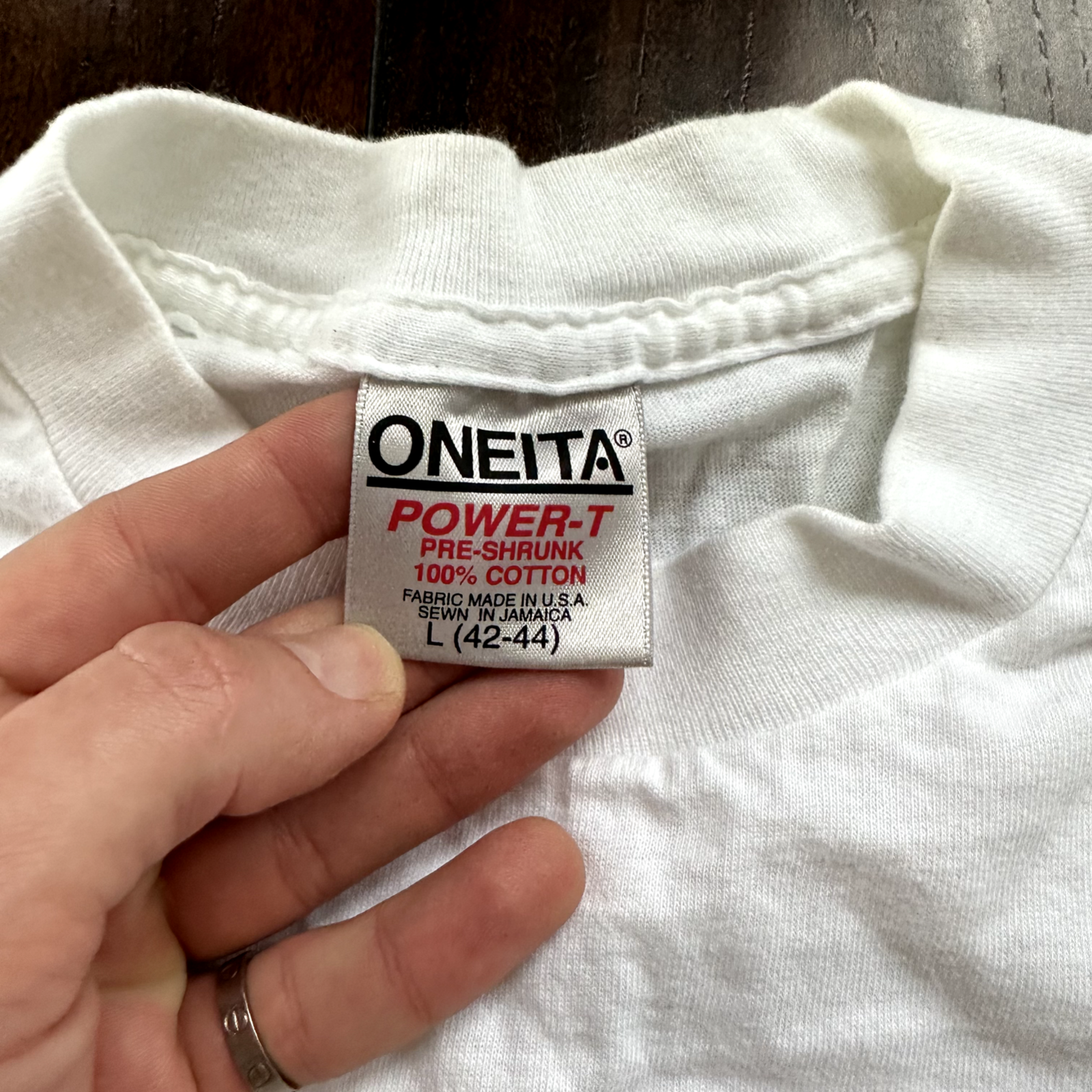 Oneita MOM Vintage T Shirt 1993 90s USA Weekend Love Heart Moms Future