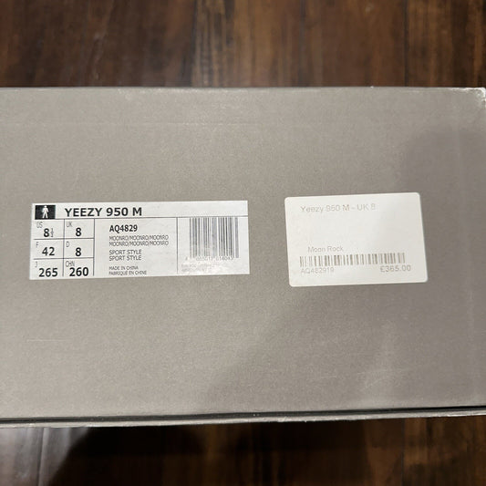 adidas Size 8.5 Yeezy 950 Moonrock Boots - AQ4829 - USED - Rare 2015 OG release