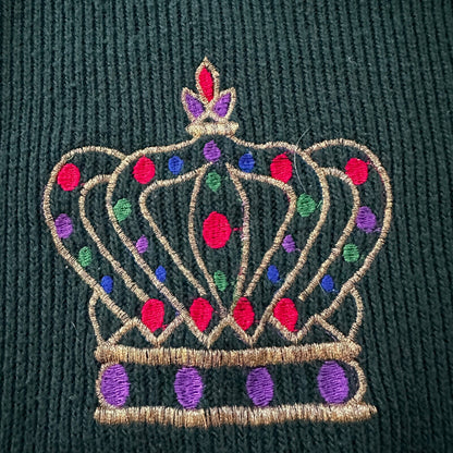 VTG 1960s Paris Women’s Green Sweater Rockabilly Sportswear Designer 60s 70s