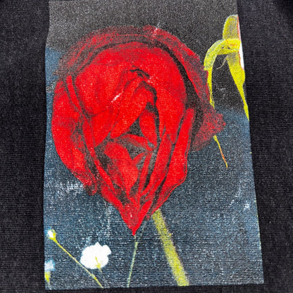 Supreme Araki Rose Hooded Sweatshirt Black Size Medium Hoodie FW16 2016