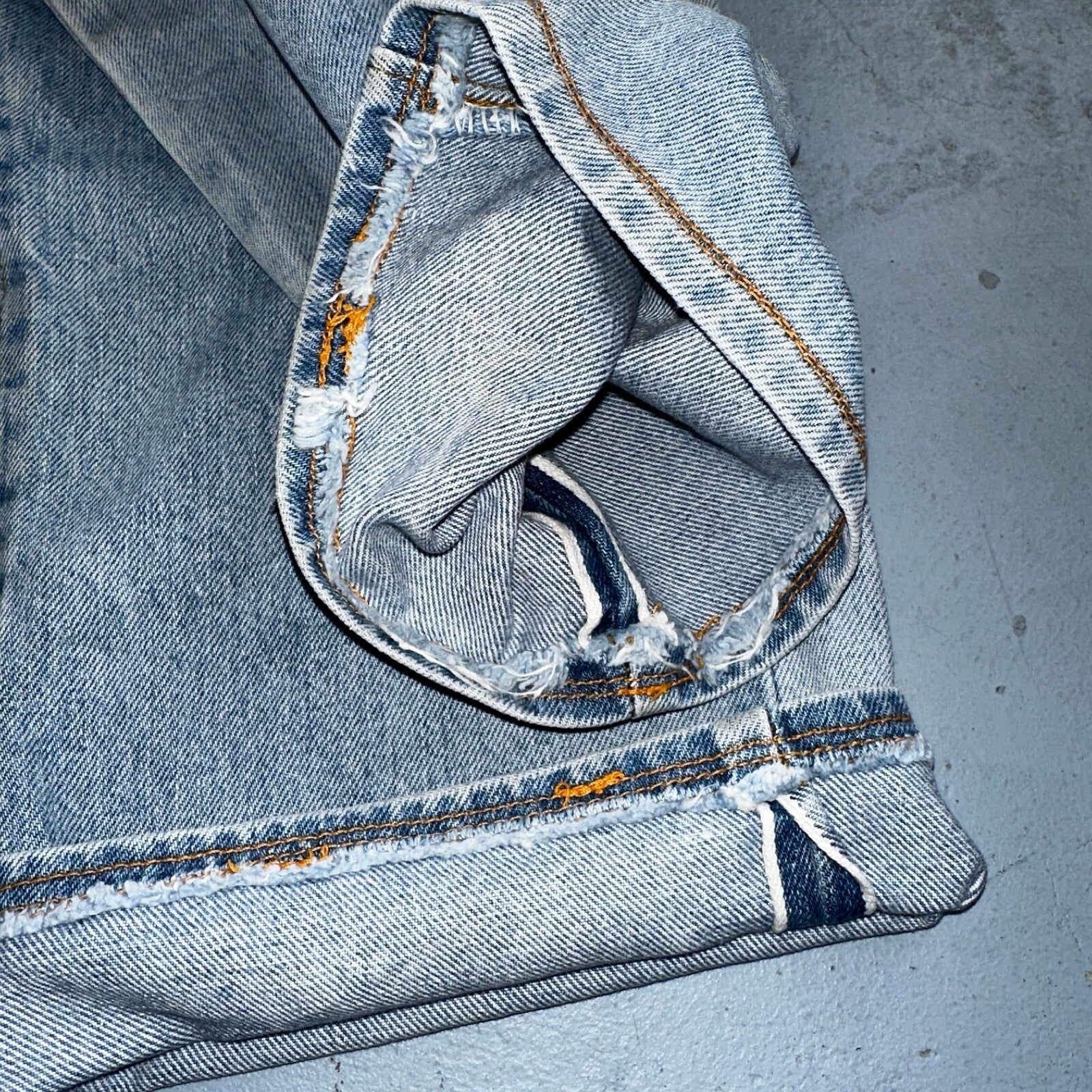 Levis 501 Vintage 80s Redline Selvedge USA XX Jeans Light Wash 1980s Act 30x29