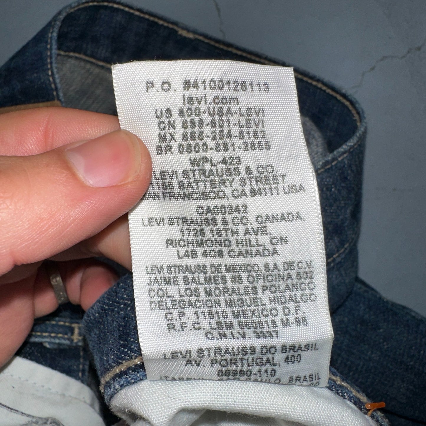 Levis 501 Vintage Y2K XX Straight Leg Jeans Blue Med Wash 38x32 Act 35x29