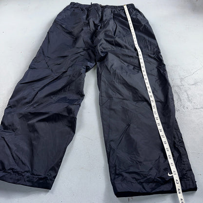 Nike VTG 90s Windbreaker Track Pants Ankle Zip Netted Blue 1990s Essential