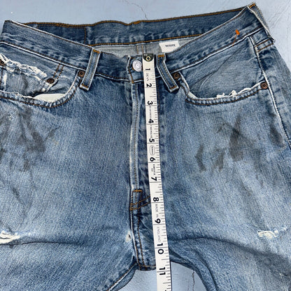 Levis 501 Vintage Y2K Mexico Straight Leg Jeans 31x32 90s Med Wash Act 30x30
