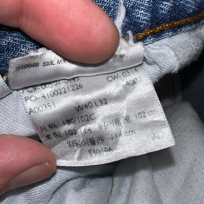 Levis 501 Y2K XX Straight Leg Jeans Blue VTG Light Wash 40x32 Act 40x30