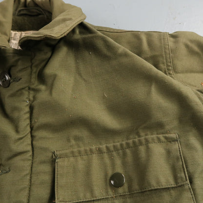 VTG 70s USN US Navy Military A-2 Intermediate Cold Weather Deck Jacket Small A2