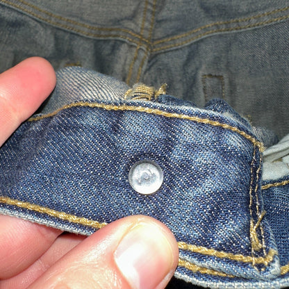 Levis 501 Vintage 90s XX Straight Leg Jeans Y2K Blue Med Wash 34x36 Act 33x35