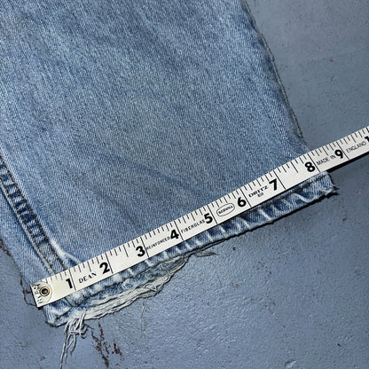 Levis 570 Jeans Mens 40x32 Blue Baggy Wide Loose Denim Pants Tapered 39x30