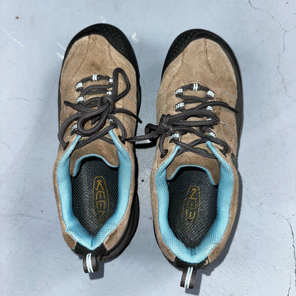 Keen Suede Leather Cap Toe Lace-Up Hiking Outdoor Shoes Women's 10