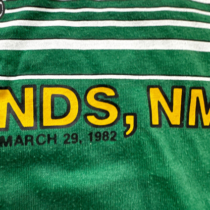 White Sands New Mexico Desert Vintage T Shirt 80s 1982 Space Shuttle Military