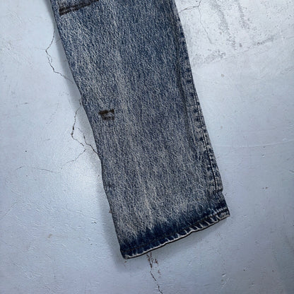 Levis 501 Vintage 90s USA XX Straight Leg Jeans Blue Med Wash 31x34 Act 29x32