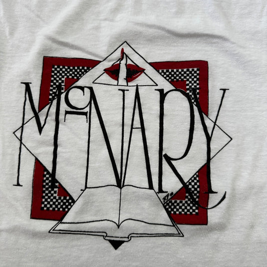 McNary Kissing Lips VTG T Shirt 90s Books High School Keizer Oregon Salem Cool