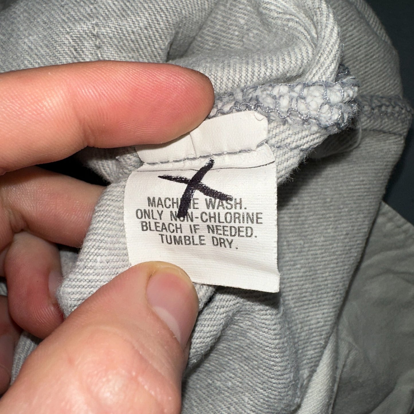 Levis 501 Vintage 80s USA XX Straight Leg Jeans Gray Acid Wash 31x32 Act 29x30