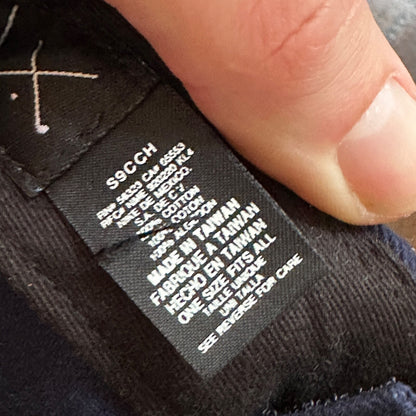 Nike Huston Open Vintage Hat Cap Snapback Navy Y2K Basic Navy Golf Hockey