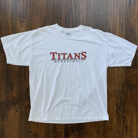 Titans Basketball Cal State University Vintage T Shirt 90s Y2K Sports Funny Rap