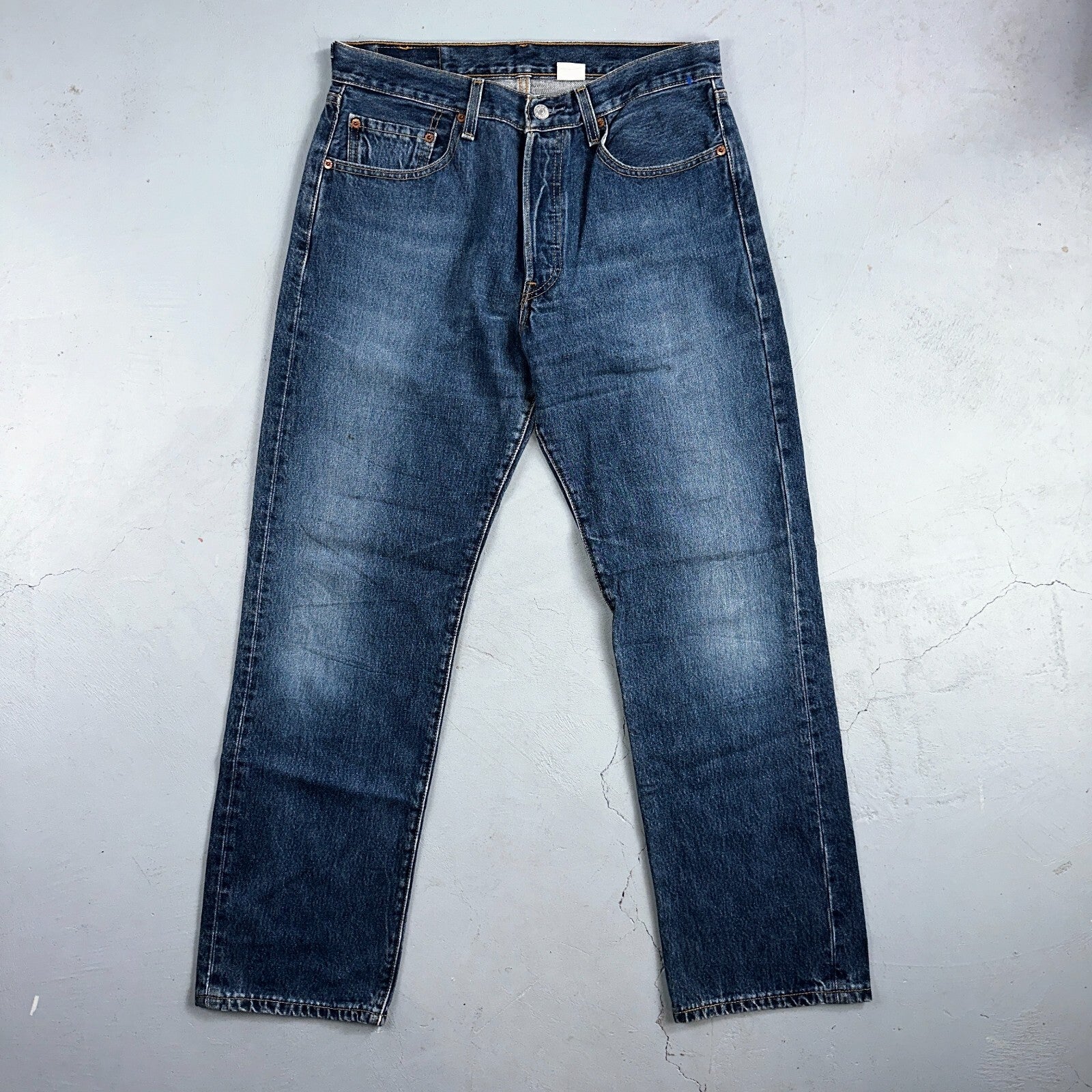 Levis 501 Vintage 90s XX Straight Leg Jeans Y2K Med Wash 33x32 Act 32x31