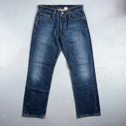 Levis 501 Vintage 90s XX Straight Leg Jeans Y2K Med Wash 33x32 Act 32x31