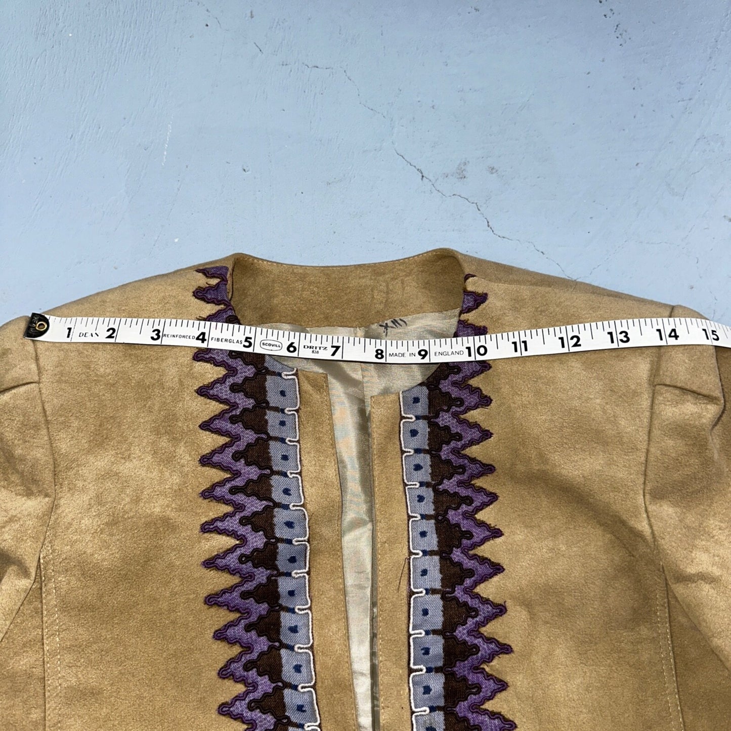 Vintage 1980s Saks Fifth Avenue Jacket Suede Maroon Moto Size Medium Brown 80s