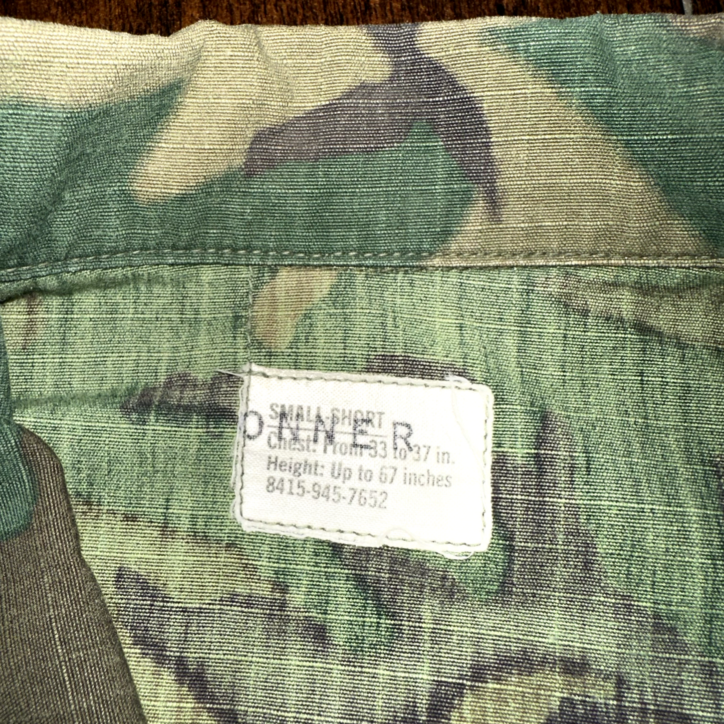 USMC 1968 Military Camouflage Wind Resistant Poplin Coat Camo Jacket Alpha 60s