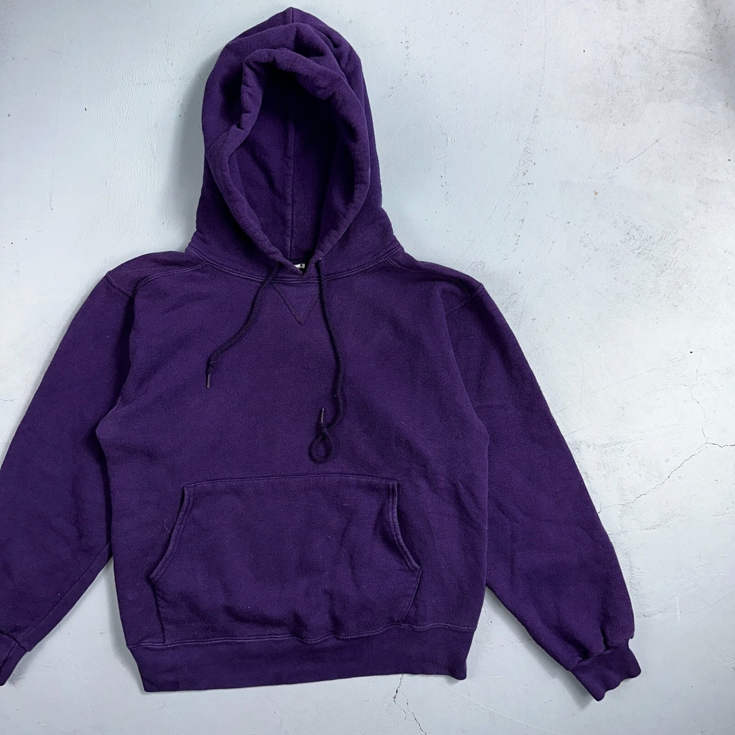 Vintage Pro Spirit Hoodie Adult M Purple Pullover Sweatshirt Made USA Mens 80s