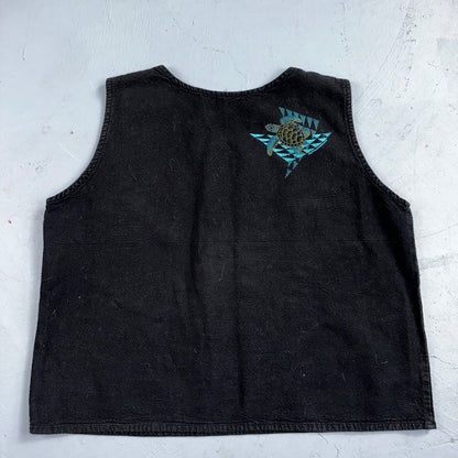 Turtles Sea Ocean VTG T Shirt Tank Top Cotton Abstract Art Love Animals Earth