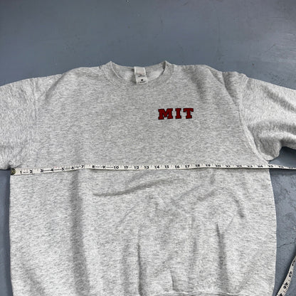 MIT 90s Sweatshirt VTG Crewneck Gray FOTL University Cambridge Massachusetts MA